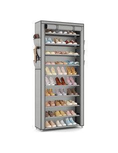 Organizador de Zapatos Vertical VTRIN 10 Niveles Gris