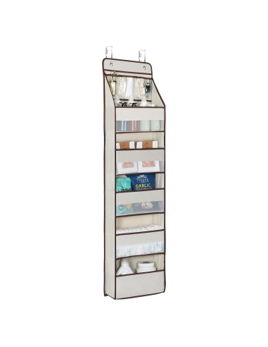 Organizador Colgante para Puerta Univivi 6 Capas Beige PVC