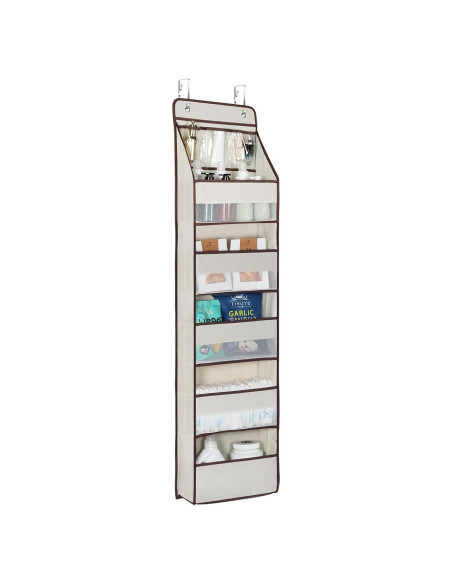 Organizador Colgante para Puerta Univivi 6 Capas Beige PVC