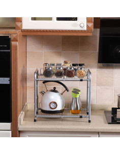 Organizador de Fregadero FlagShip 2 Niveles Ajustable 63.5 cm 2