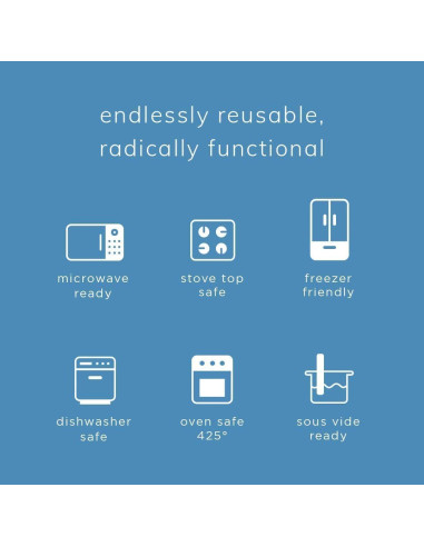 Bolsa de Silicona Reutilizable Stasher Mega Aqua 3L