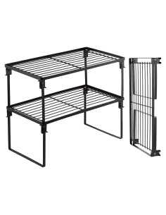 Estante de Almacenamiento Apilable Tomorotec 2 Niveles 20.3x38.1cm