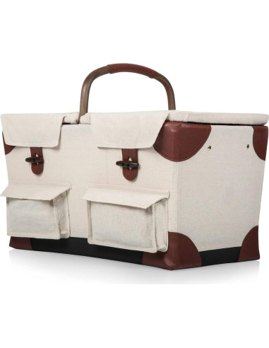 Cesta de Picnic Deluxe Pioneer PICNIC TIME con Manta 51x31.75 cm