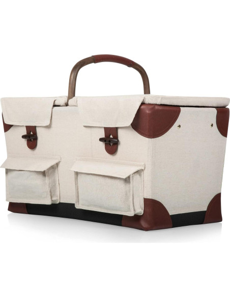 Cesta de Picnic Deluxe Pioneer PICNIC TIME con Manta 51x31.75 cm Cesta de Picnic Deluxe Pioneer PICNIC TIME con Manta 51x31.75 cm