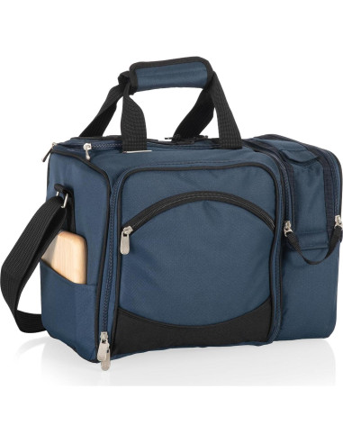 Cesta de Picnic Malibu Cooler PICNIC TIME para 2, Azul Marino