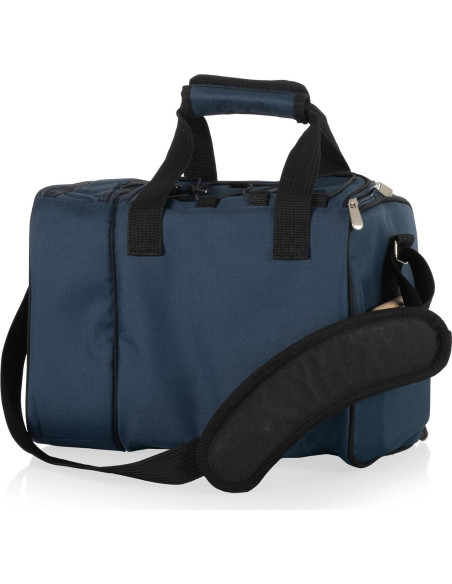 Cesta de Picnic Malibu Cooler PICNIC TIME para 2, Azul Marino