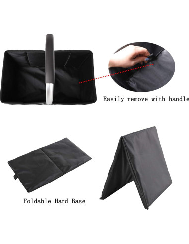 Cesta Plegable ALLCAMP 27L Gris - Compacta y Multiuso