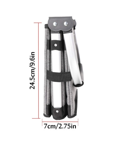 Cesta Plegable ALLCAMP 27L Gris - Compacta y Multiuso