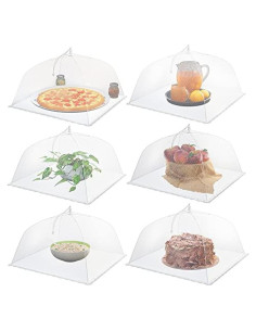 Cubiertas de Alimentos Plegables Simply Genius 43x43 cm - 6 Pzas