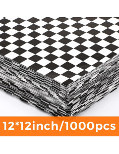 1000 Hojas de Papel Deli Encera Spakon 30.48x30.48cm Negro-Blanco 2