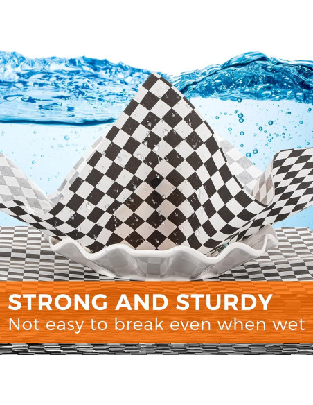 1000 Hojas de Papel Deli Encera Spakon 30.48x30.48cm Negro-Blanco