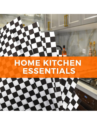 1000 Hojas de Papel Deli Encera Spakon 30.48x30.48cm Negro-Blanco