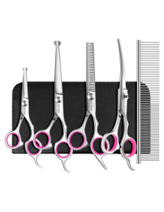 Juego de Tijeras de Aseo GEMEK 5 Piezas Acero Inoxidable