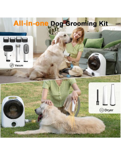 Kit de Aseo para Perros Catboxy 5 en 1 con Secador y Aspiradora 2