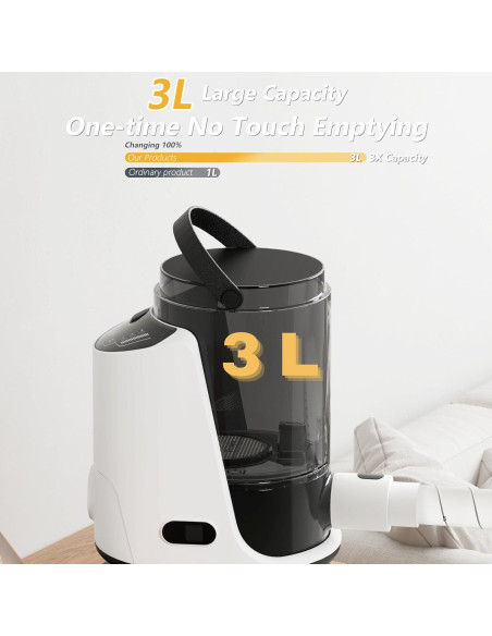 Kit de Aspiradora y Secador para Perros FOTING 8 en 1 3L