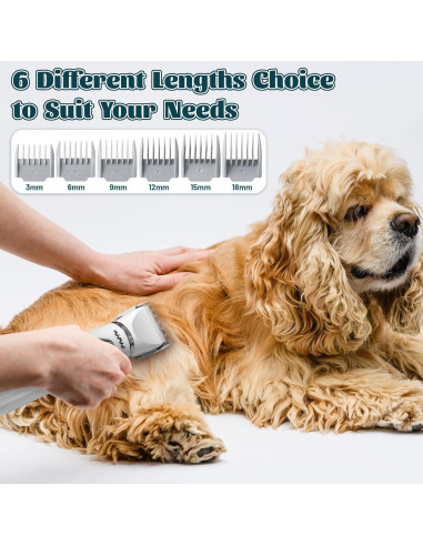 Kit de Aseo para Perros MALLMALL6 4 en 1 Batería 2000mAh