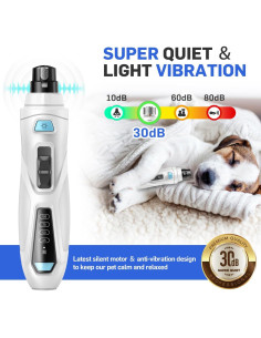 Cortador de Uñas Eléctrico CADOLS S1 PRO para Perros y Gatos 2