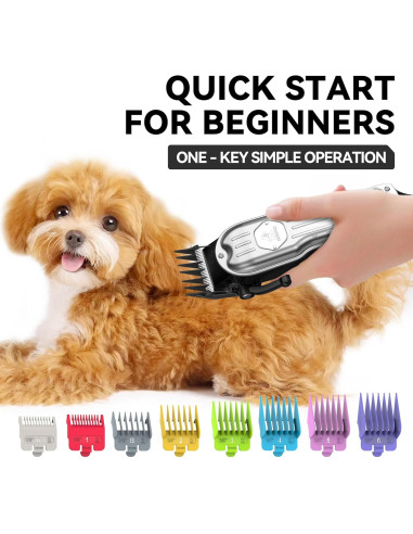 Cortadora de Pelo para Perros Gooad Recargable Plata 240 min