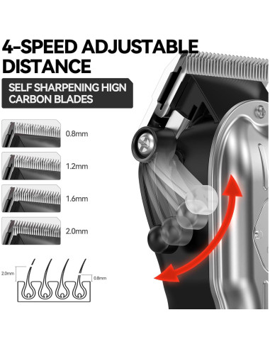 Cortadora de Pelo para Perros Gooad Recargable Plata 240 min