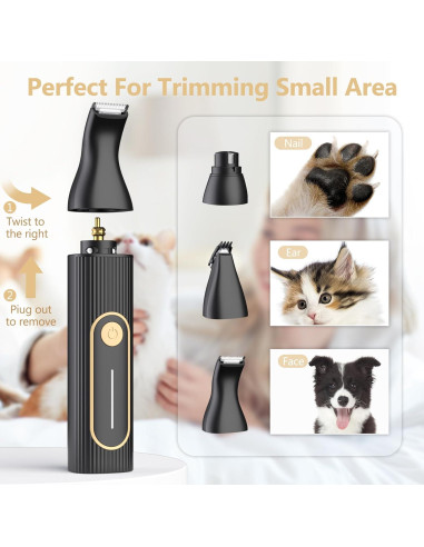 Cortadora de Pelo para Mascotas Gooad Inalámbrica Recargable