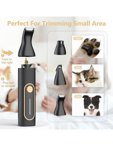 Cortadora de Pelo para Mascotas Gooad Inalámbrica Recargable