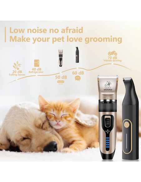 Cortadora de Pelo para Mascotas Gooad Inalámbrica Recargable