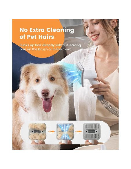 Accesorio de Aspiradora Oneisall para Perros con Adaptador Universal