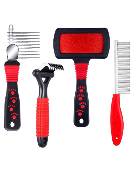 Kit de Aseo para Mascotas Patelai - 4 Piezas para Perros y Gatos