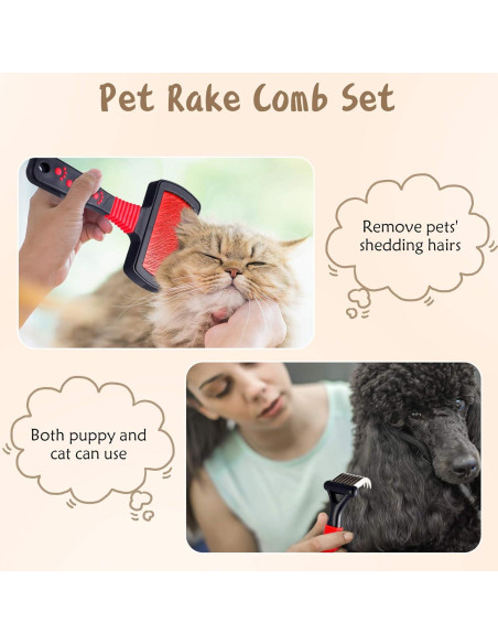 Kit de Aseo para Mascotas Patelai - 4 Piezas para Perros y Gatos