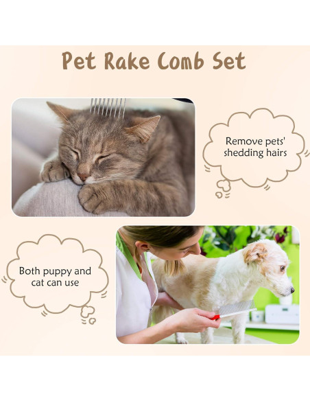 Kit de Aseo para Mascotas Patelai - 4 Piezas para Perros y Gatos