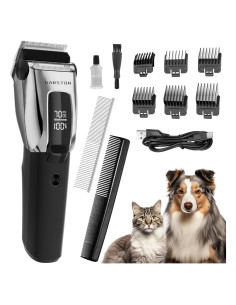 Tijeras para Perros Garstor Inalámbricas 2000mAh Plata