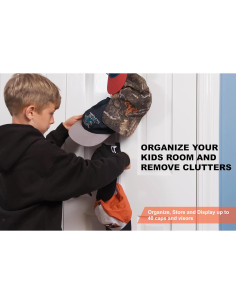 Organizador de Gorras Perfect Curve CapRack - 2 Correas Negro 2