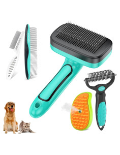 Kit de Aseo 5 en 1 WOPQAEM para Perros y Gatos - Verde