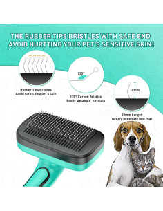 Kit de Aseo 5 en 1 WOPQAEM para Perros y Gatos - Verde 2