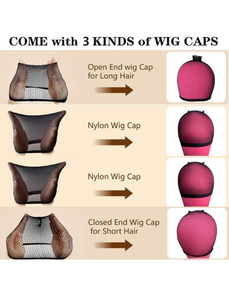 Cabeza de Maniquí de Lienzo 23" SZCY para Pelucas con Accesorios