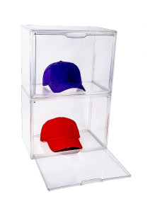 Caja Organizadora de Sombreros KIHO Transparente 35.56x21.59cm 2