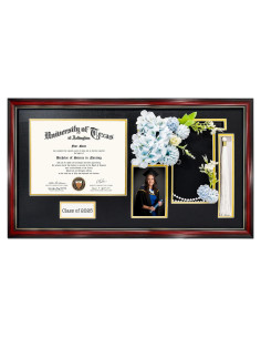 Marco de Graduación GraduationMall 73.7x43.2 cm Madera Cerezo