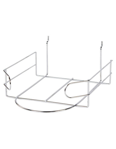 Soporte de exhibición de sombreros SSWBasics cromado 21.9x27.3 cm