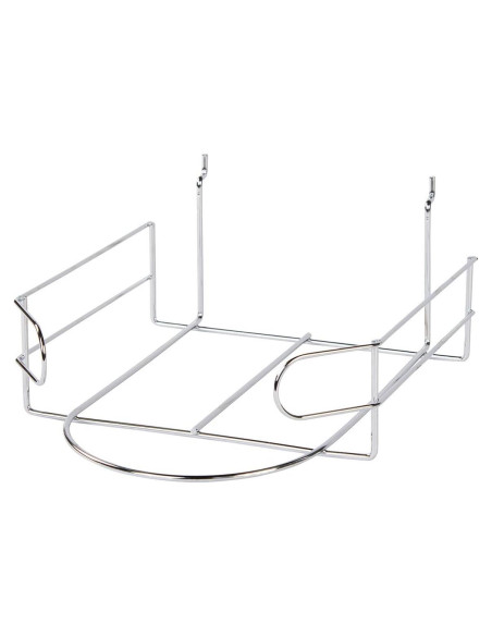 Soporte de exhibición de sombreros SSWBasics cromado 21.9x27.3 cm