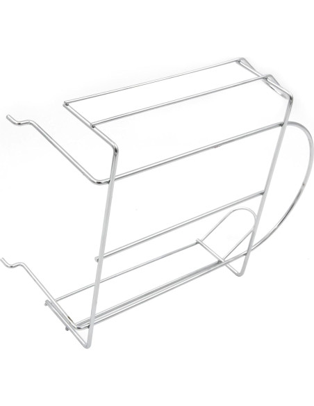 Soporte de exhibición de sombreros SSWBasics cromado 21.9x27.3 cm