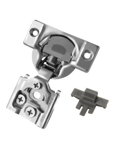 Bisagras de Cierre Suave Berta 1/2" Superposición 6 Piezas