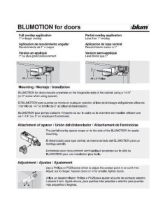 Adaptador de Bisagra Blumotion 971A9700 - 5 Piezas, Metal 2