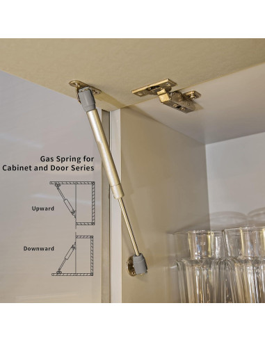 2 Resortes de Gas 100N HexinYigjly para Armarios 26.9 cm