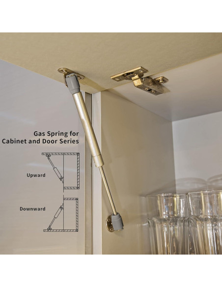 2 Resortes de Gas 100N HexinYigjly para Armarios 26.9 cm