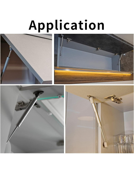 2 Resortes de Gas 100N HexinYigjly para Armarios 26.9 cm