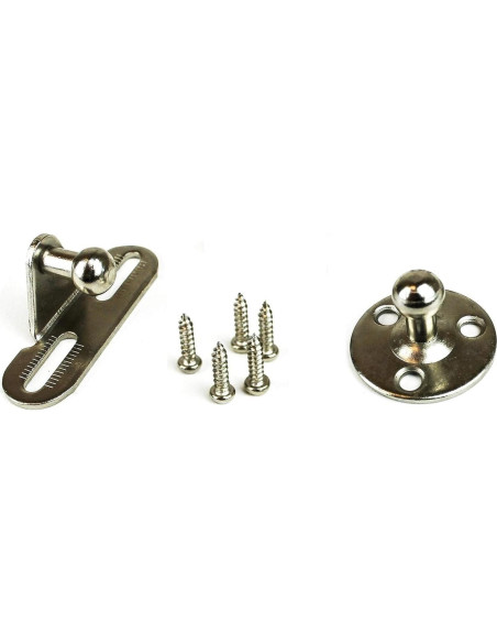 Resortes de Gas Hidráulicos Berta 25.4 cm 100N 6 Piezas Negro