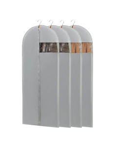 Paquete de 4 Bolsas de Vestido Perber 165 cm con Ventana