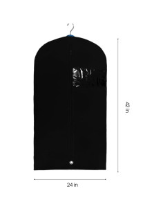 Bolsa de Traje Negra L-Pack 107 cm Duradera y Ligera 2