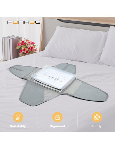 Carpeta de Ropa Ponhog Premium Plegable 39.9x29.9cm Gris