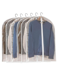 Bolsas de Ropa Colgantes Perber 6 Pcs Transparentes 61x102 cm